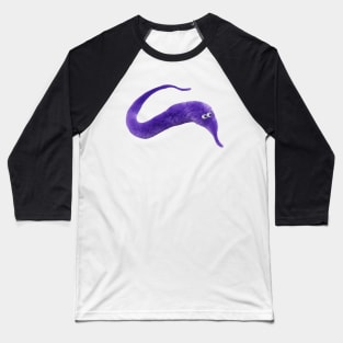 Purple Worm Baseball T-Shirt